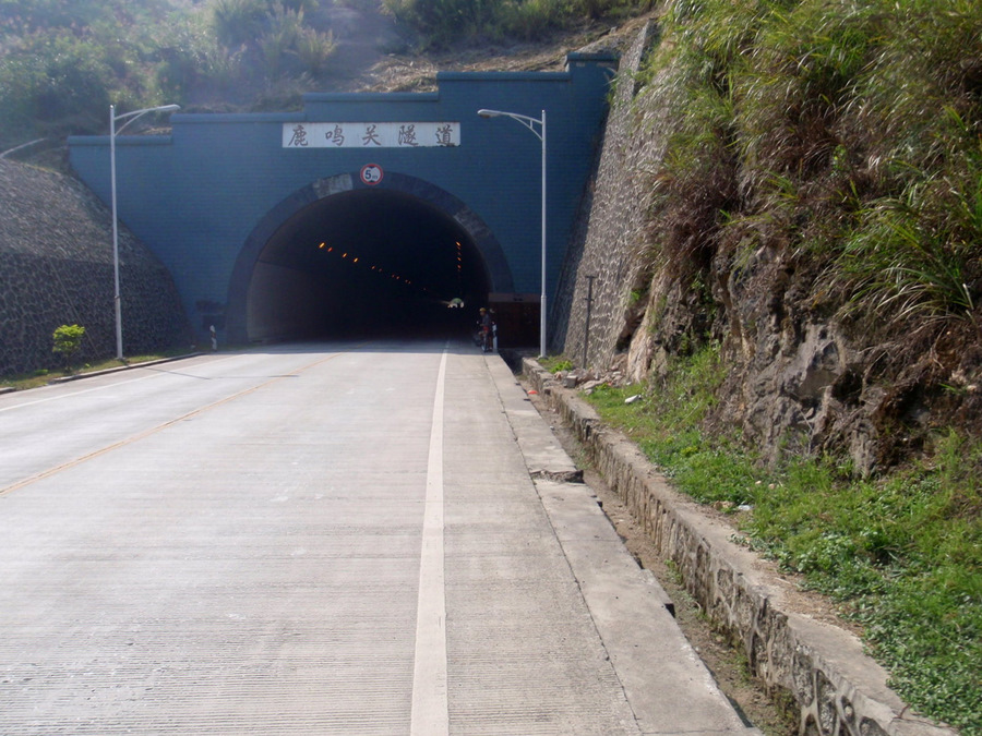 One of a few Tunnels that we bike through.